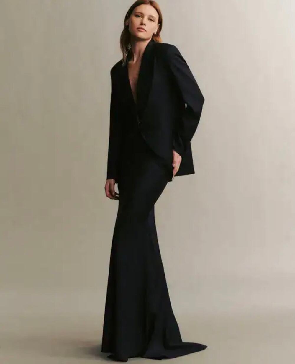 TWP Isn't It Romantic Maxi Skirt in Midnight 4